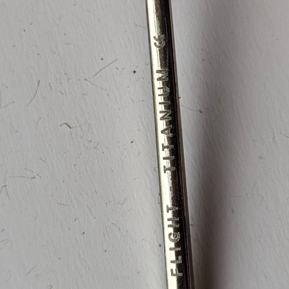 VINTAGE DITA Flight Titanium Sunglasses GOLD Rims Unisex JAPAN - Picture 4 of 12